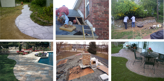 Photos of Pavers & Roofing